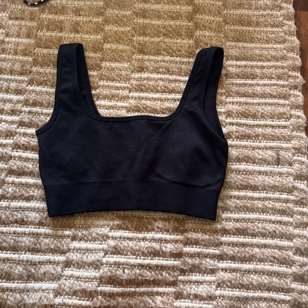 Black Seamless Women's Bralette